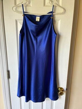 Soma Electric Blue Satin nightgown
